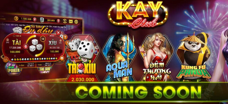 Kay Club - Hội tụ những sản phẩm game bài hot hit trên thị trường cá cược Việt Nam - 789 Club